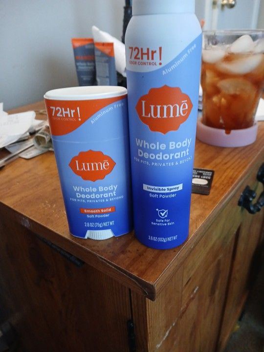 LUME DEODORANT LOT OF 2