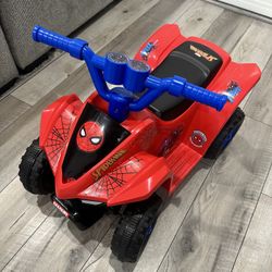 Kids Spiderman ATV 6v Battery Powered Ride On