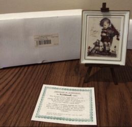 2 Full cases of Brand-new in box MJ Hummel plaque