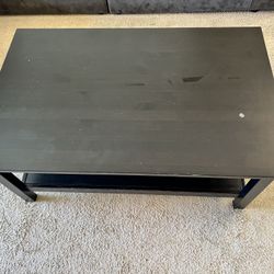 Black IKEA Coffee Table, Used Condition