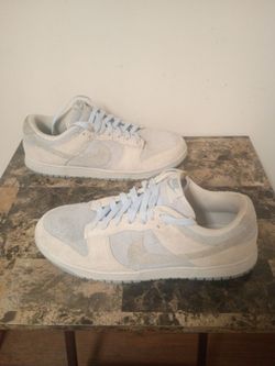 Nike Dunk Low Photon Dust Armory Blue Suede Low Top Sneakers FZ3779-025 Men's Size 10.5 Women's Size 12