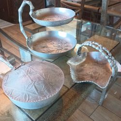Antique Aluminum Dish Set