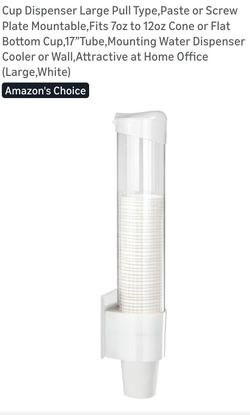 CUP DISPENSER ATTACHABLE YO WATER DISPENSER 