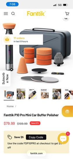 Mini car polisher