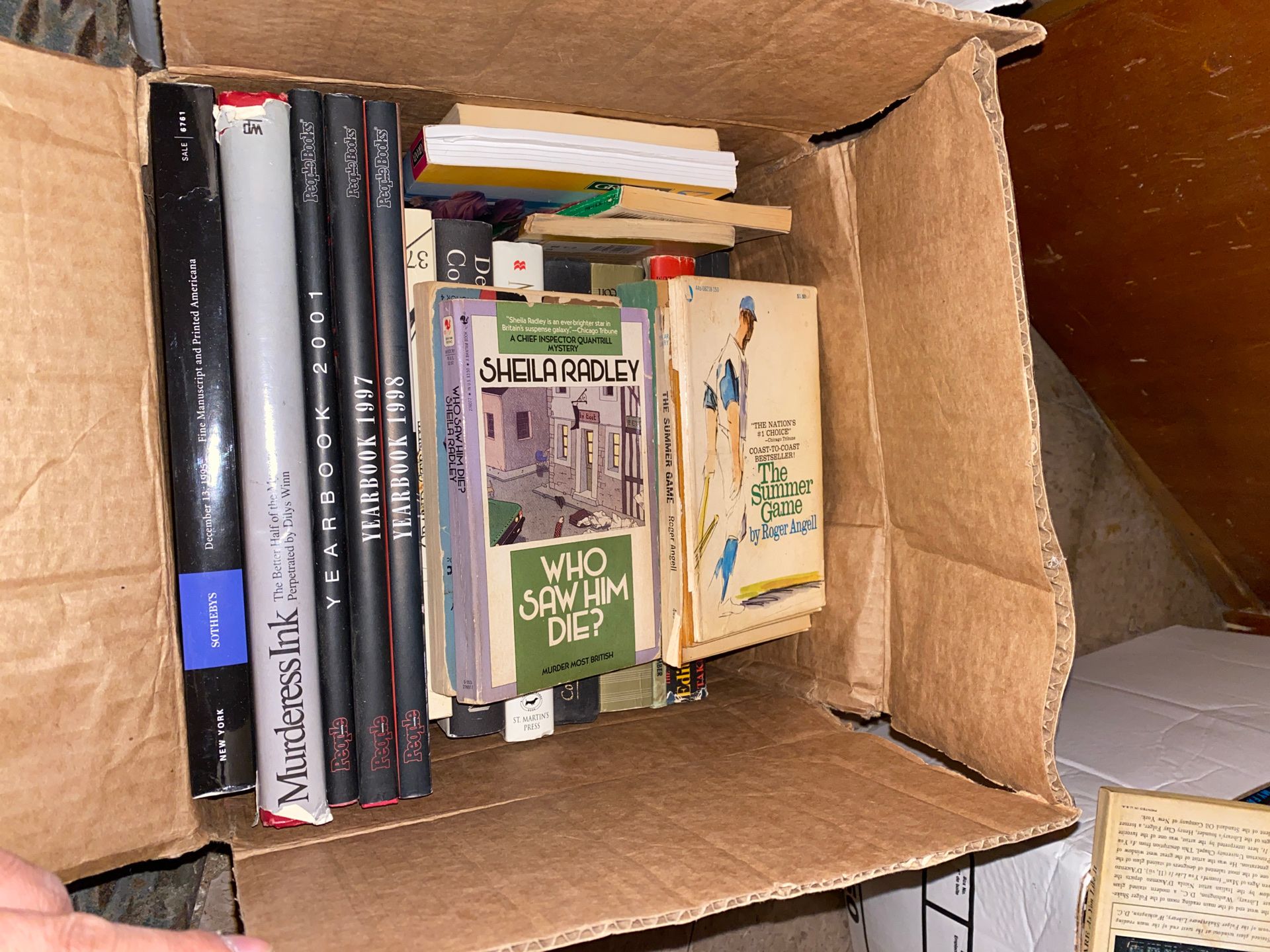 Boxes of books