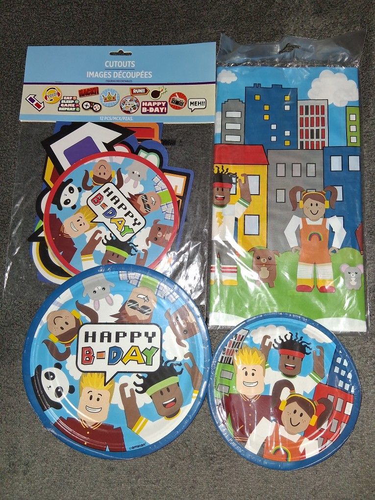 Roblox Party Supplies 