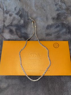 Moissanite Tennis Chain 3mm 20 inches