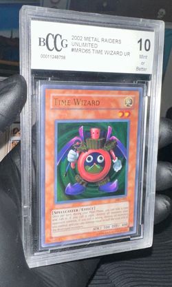 Yugioh graded 10 time wizard 2002