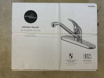 3 Hole Chrome Kitchen Faucet