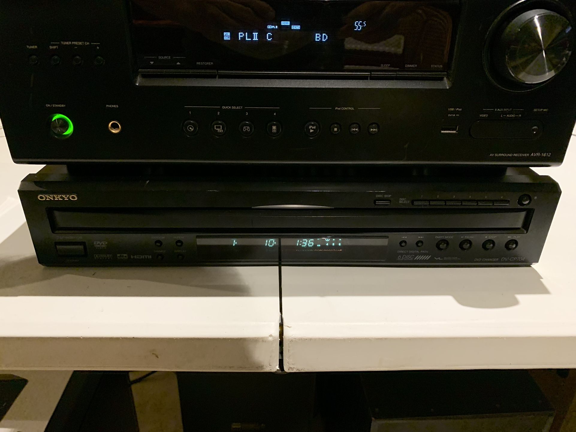 ONKYO 6-DISC CD CHANGER (DV-CP704)