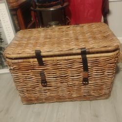 Wicker Storage Chest