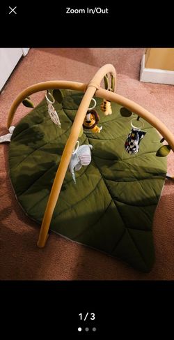 Blissful diary baby play gym leaf