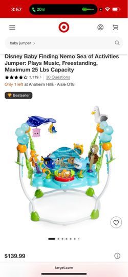 Disney Finding Nemo Baby Jumper