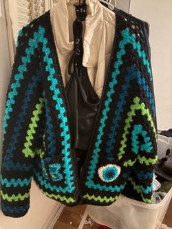 Custom knit cardigan