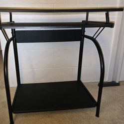 Black Metal Stand Desk