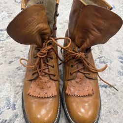 Ariat Hexcel Pro Technology Women Sz 7 B Brown Cobalt Lacer Riding Cowboy Boot