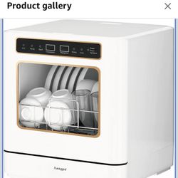 New in box Dishwasher Countertop dishwasher Portable small automatic cleaning 4 cleaning modes and drying and disinfection mode Automatic water absorp