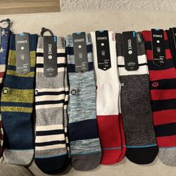 Stance Socks Sz L Brand New