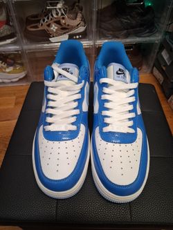 Nike Air Force 1 low Blue and white.