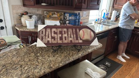 New Vintage-Looking Baseball Sign