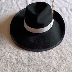Vintage HXC 100% Wool Fedora Hat