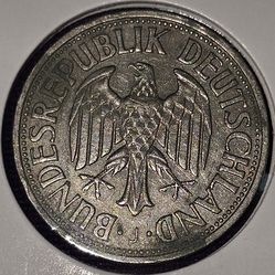 1959J Germany 1 Mark Coin