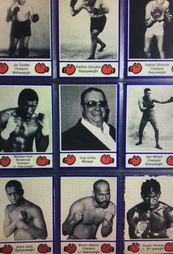 FULL BROWNS BOXING CARD SET COLLECTION!! ULTRA RARE!!