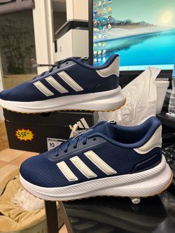 ADIDAS Men's X_PLR Path Running Shoes - Dark Blue / White. (Size 10) -