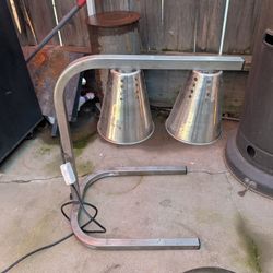 Table Top Heat Lamp, No Bulbs