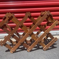 Teak Wine Rack