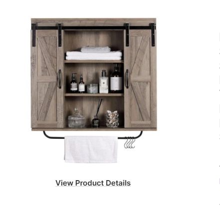 Wood Wall Storage. New, Never Used. 