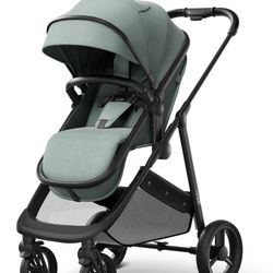 Mompush Wiz 2-In-1 Baby Stroller With Bassinet Mode - Foldable Infant-Toddler Stroller 