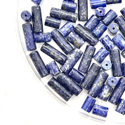Lot Of Lapis Tube Beads 