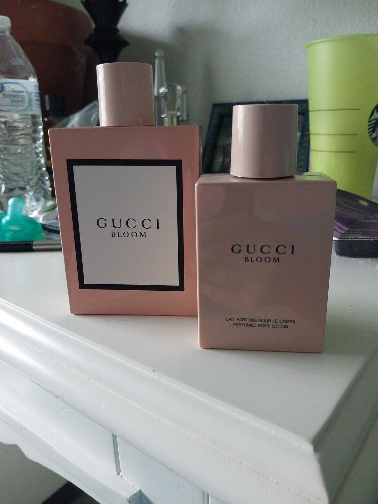 New Gucci Bloom perfume and light is perfume and lotion