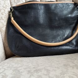 leather Blk Purse 