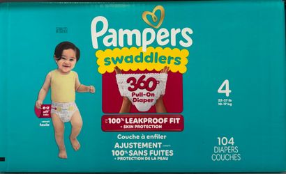 Pampers Swaddler 360 Disposable Baby Diapers - Size 4 - 104ct