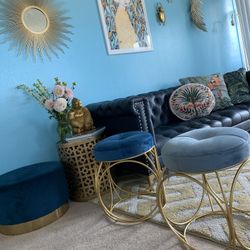 84” FAUX LEATHER SOFA ORIGINAL PRICE $1200, Selling for $400