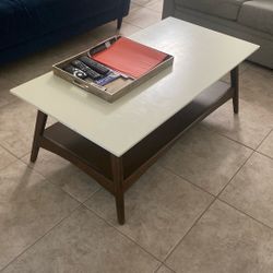 Coffee table and two end tables