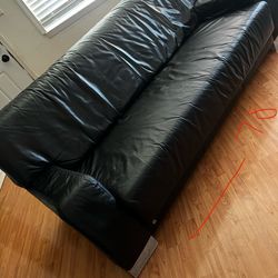 Leather couch