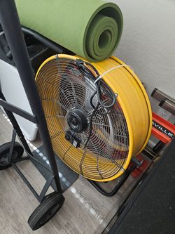 Mini freezer and fan