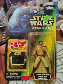 1998 Lando Calrissian freeze frame Star wars