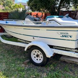 Boston Whaler Rage Jet Boat Motor Merc.