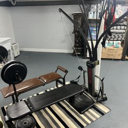 Workout Machine and bench 