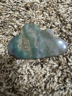 Indian Agate Crystal Cloud Carving – Polished Natural Stone