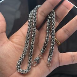 Solid 925 Sterling Silver Chain | 19 Inch | 78.6g | 8mm Thick
