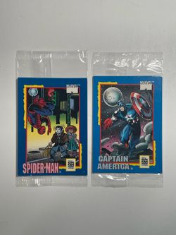 1991 Impel Marvel Treats Cards Six Cards in Total