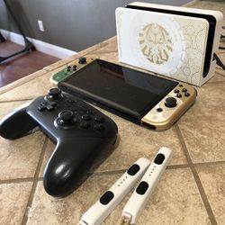 Zelda Edition Switch + Pro Controller