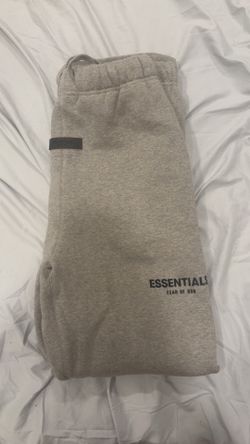Gray essentials sweatpants