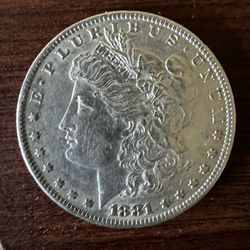 1881 O Morgan Silver Dollar 