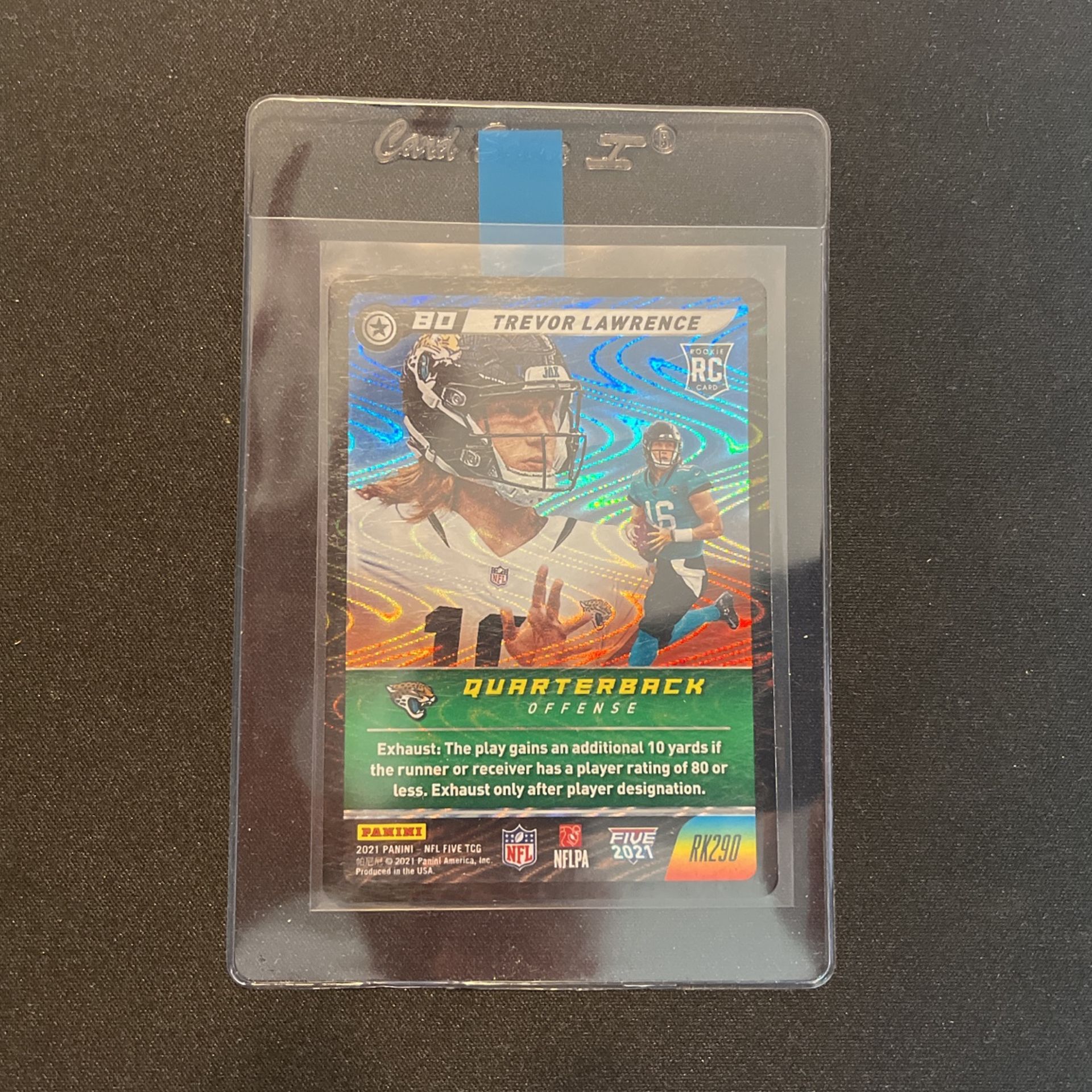 2021 TREVOR LAWRENCE PANINI NFL FIVE SWIRL-O-RAMA RC